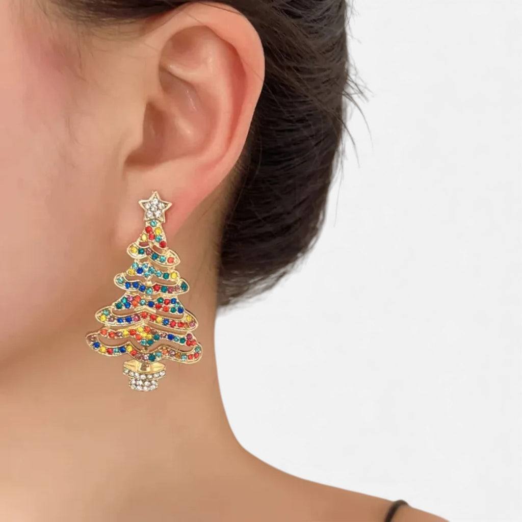 Lovira | Women’s Boucles d’Arbre de Noël en Diamant
