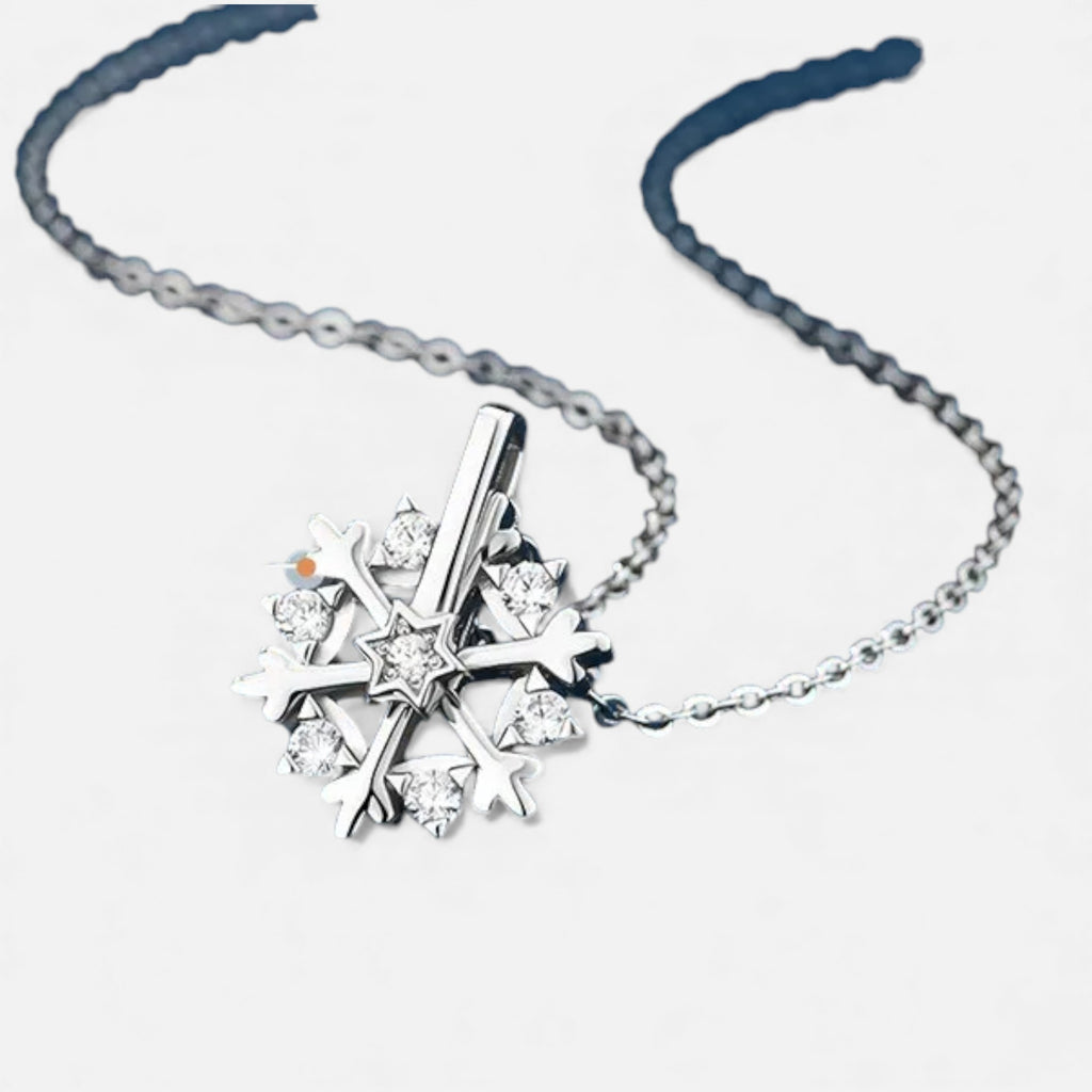 Lovira | Collier Femme Héritage Flocon en Argent 925