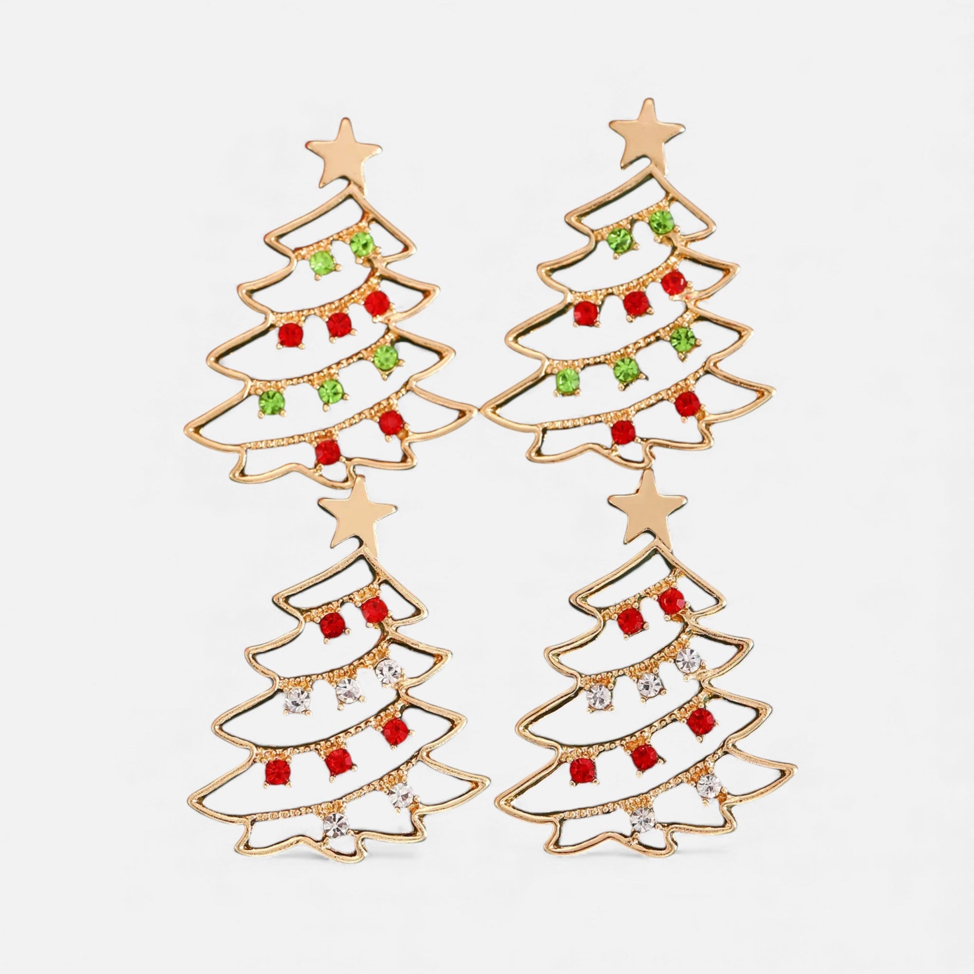 Lovira | Women’s Boucles d’Oreilles Arbre de Noël en Zircon
