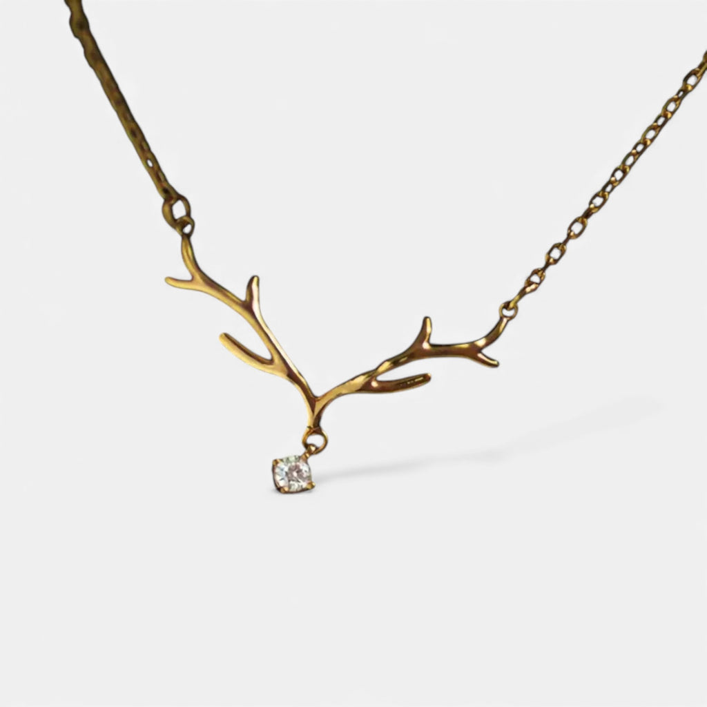 Lovira | Women’s Collier Bryophyte en Bois de Cerf