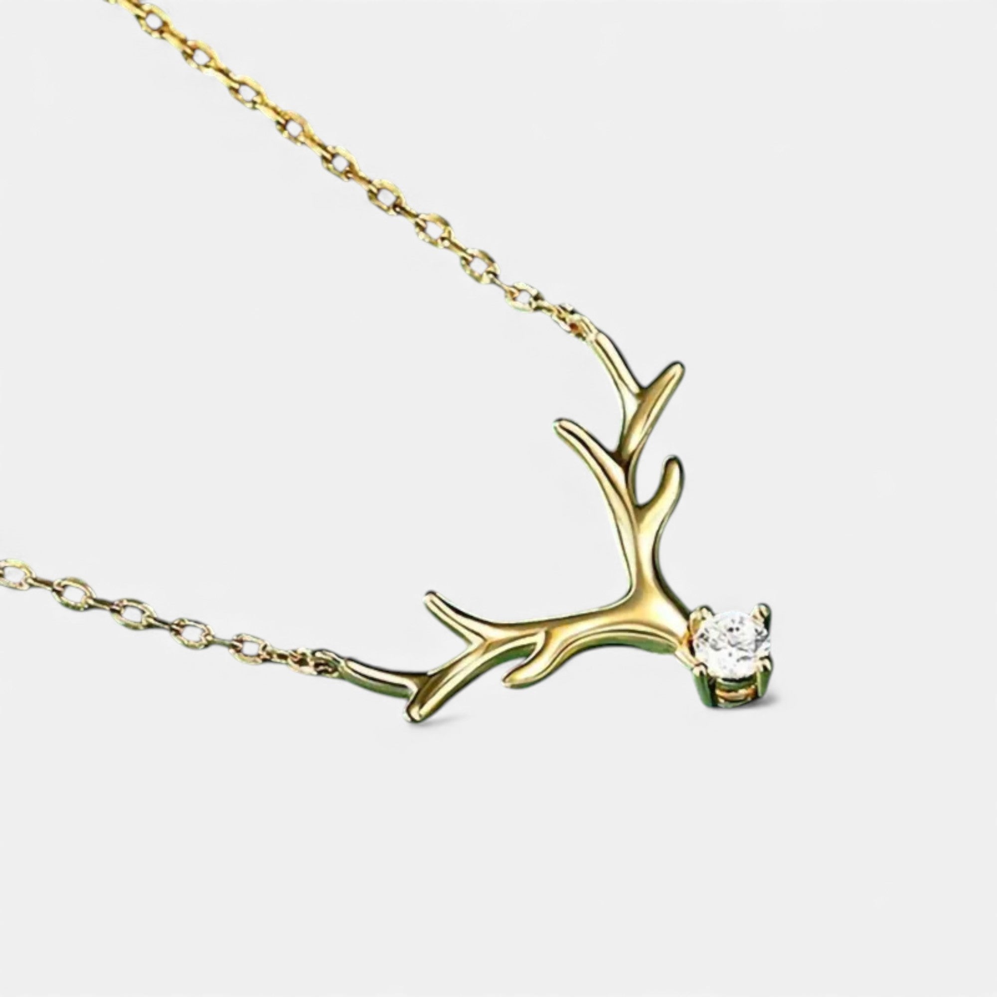 Lovira | Women’s Collier Bryophyte en Bois de Cerf