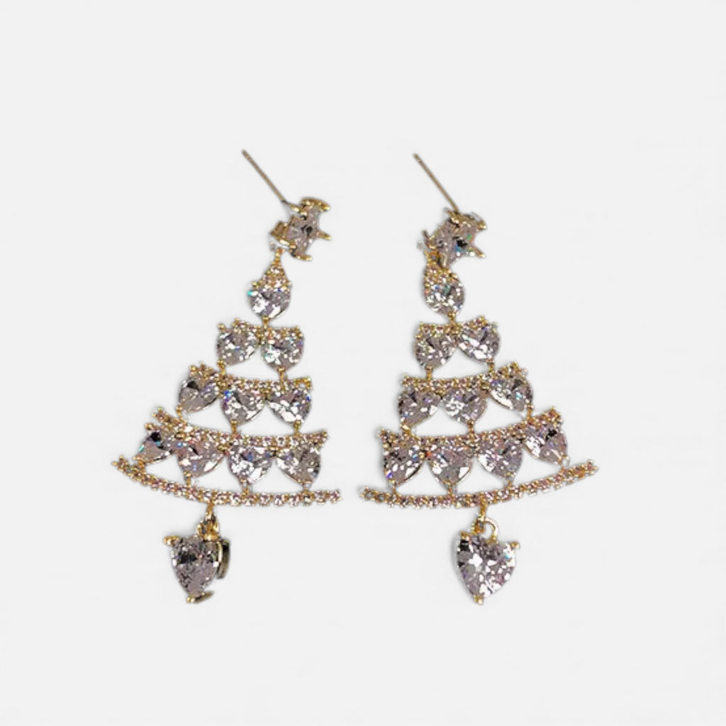Lovira | Boucles d’oreilles sapin en argent fin