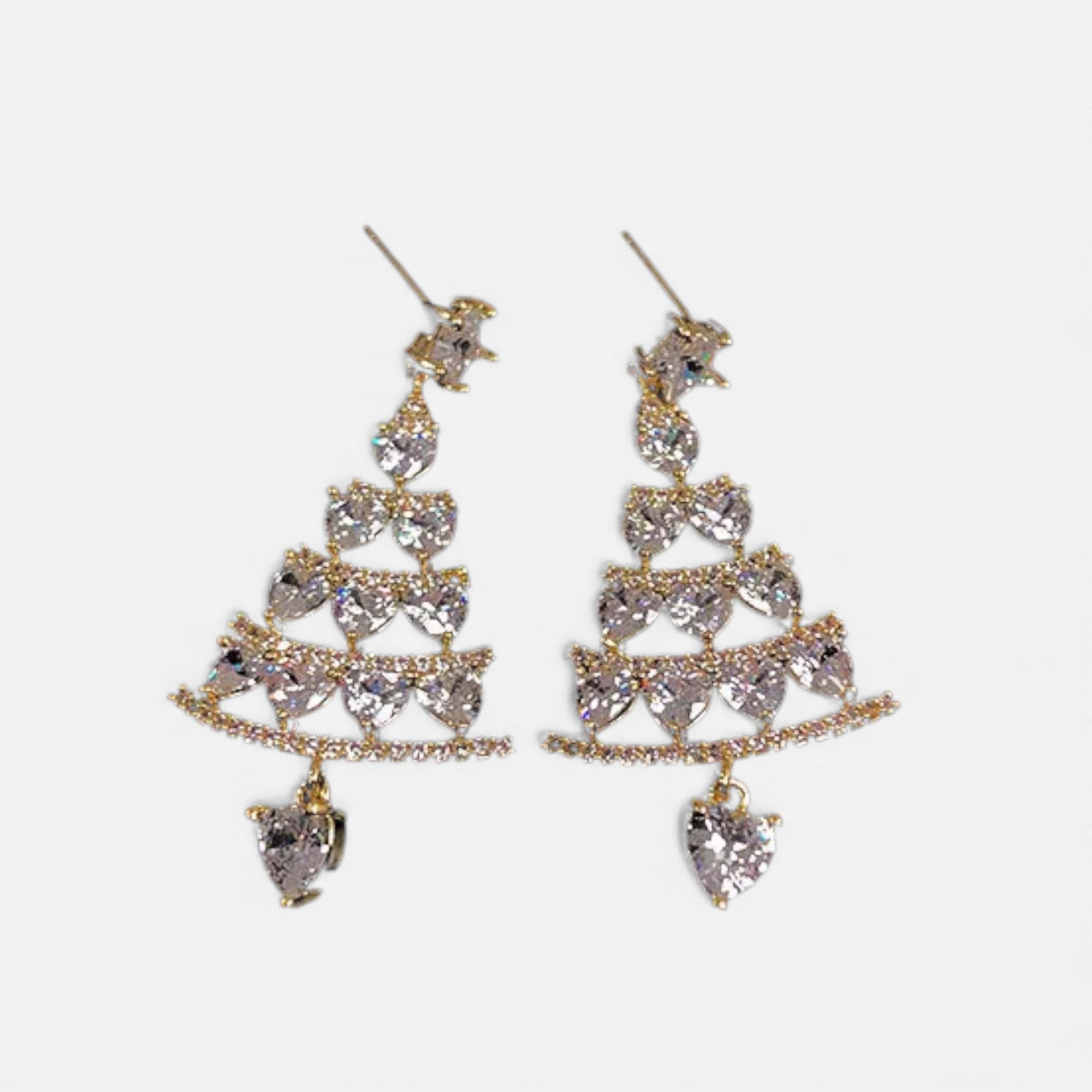 Lovira | Boucles d’oreilles sapin en argent fin