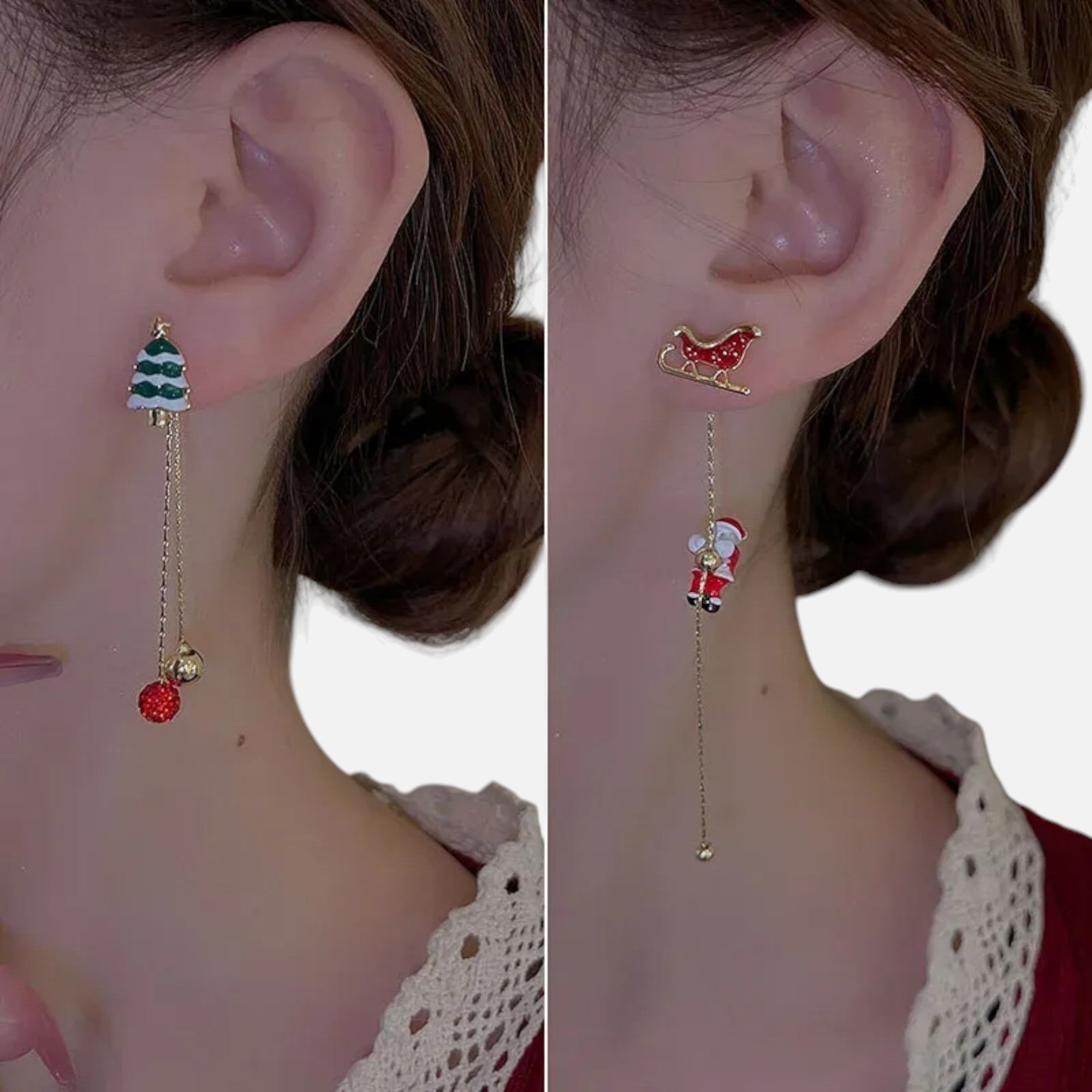 Lovira | Boucles d’oreilles femme Héritage hivernal perlé