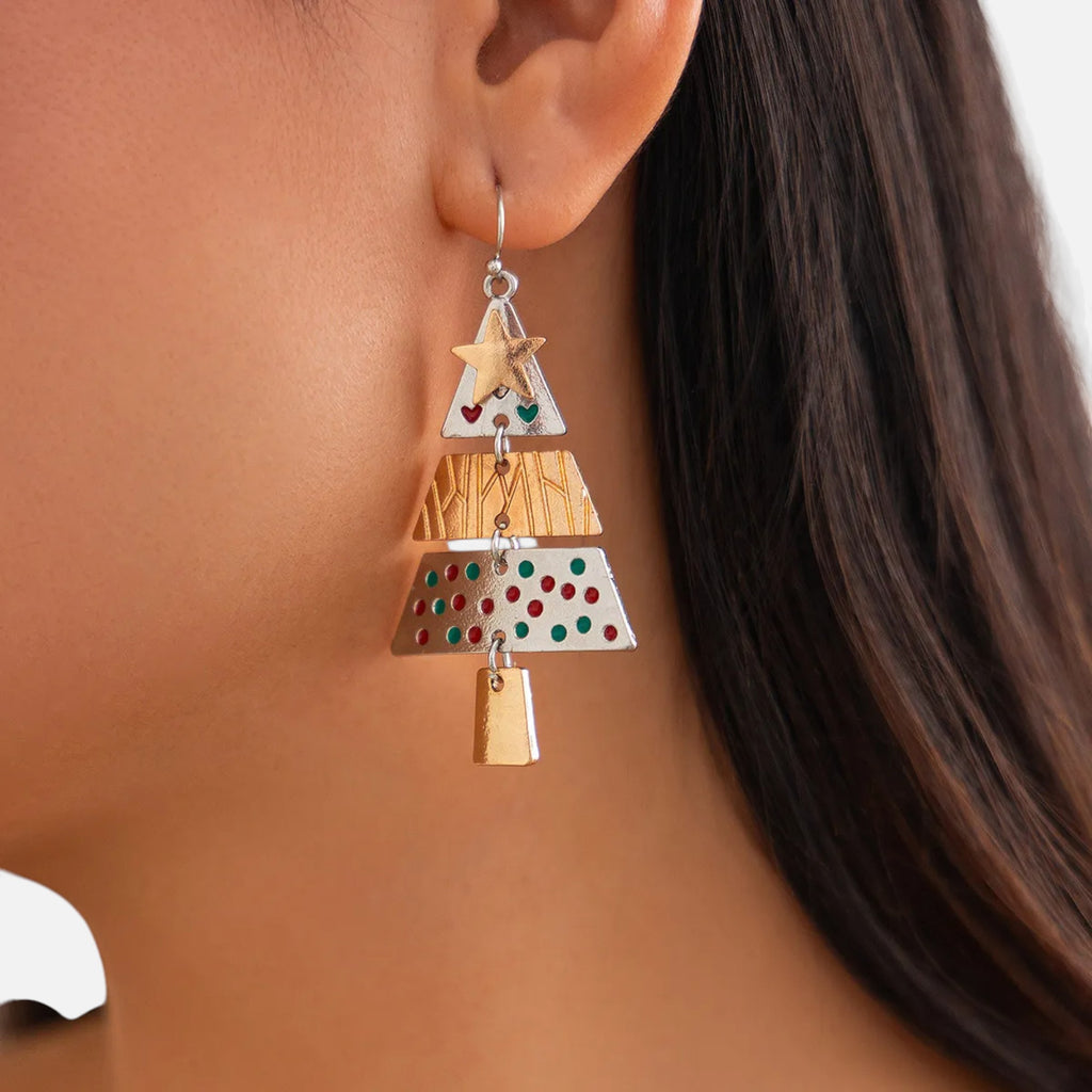 Lovira | Women’s Parure Collier & Boucles Arbre de Noël Héritage