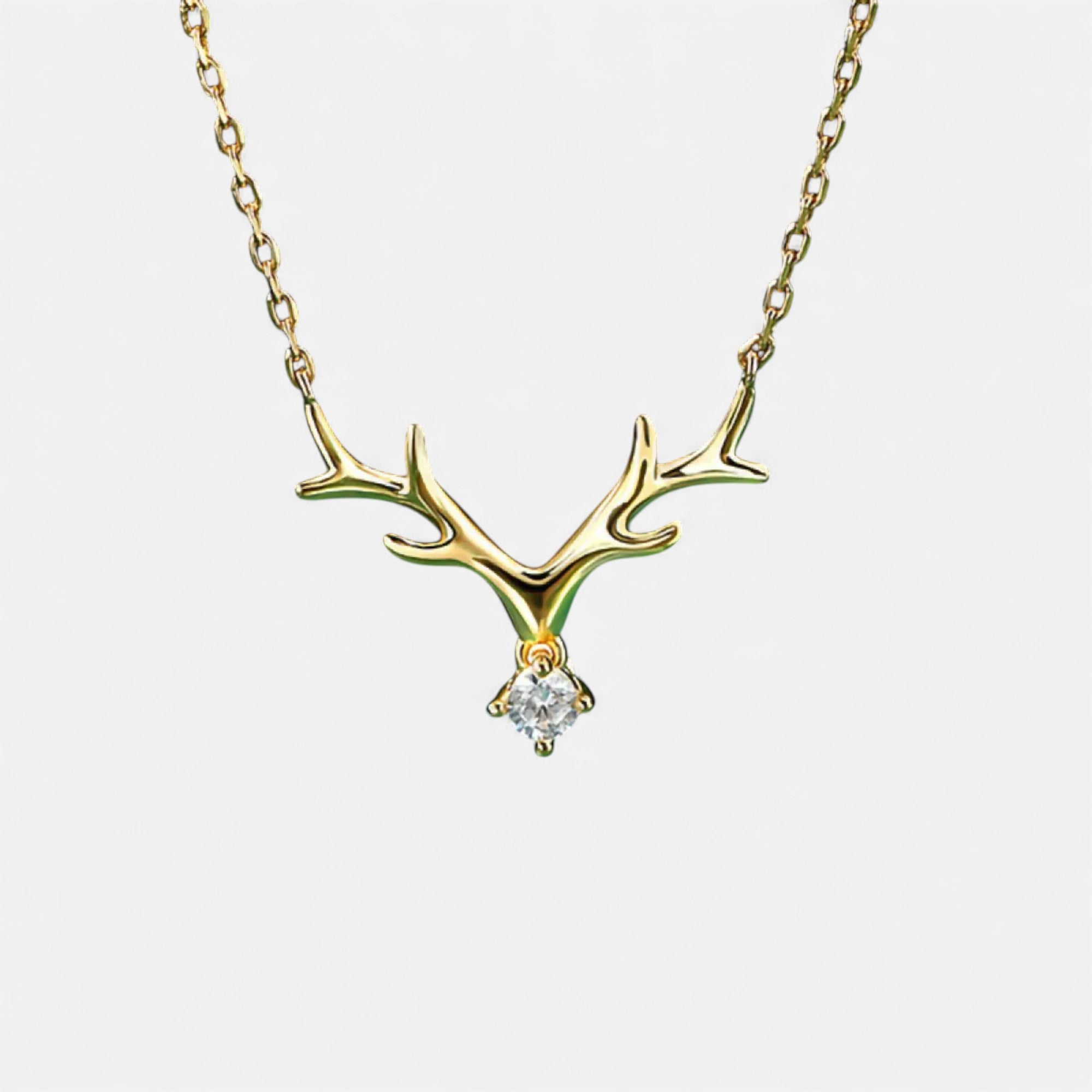 Lovira | Women’s Collier Bryophyte en Bois de Cerf