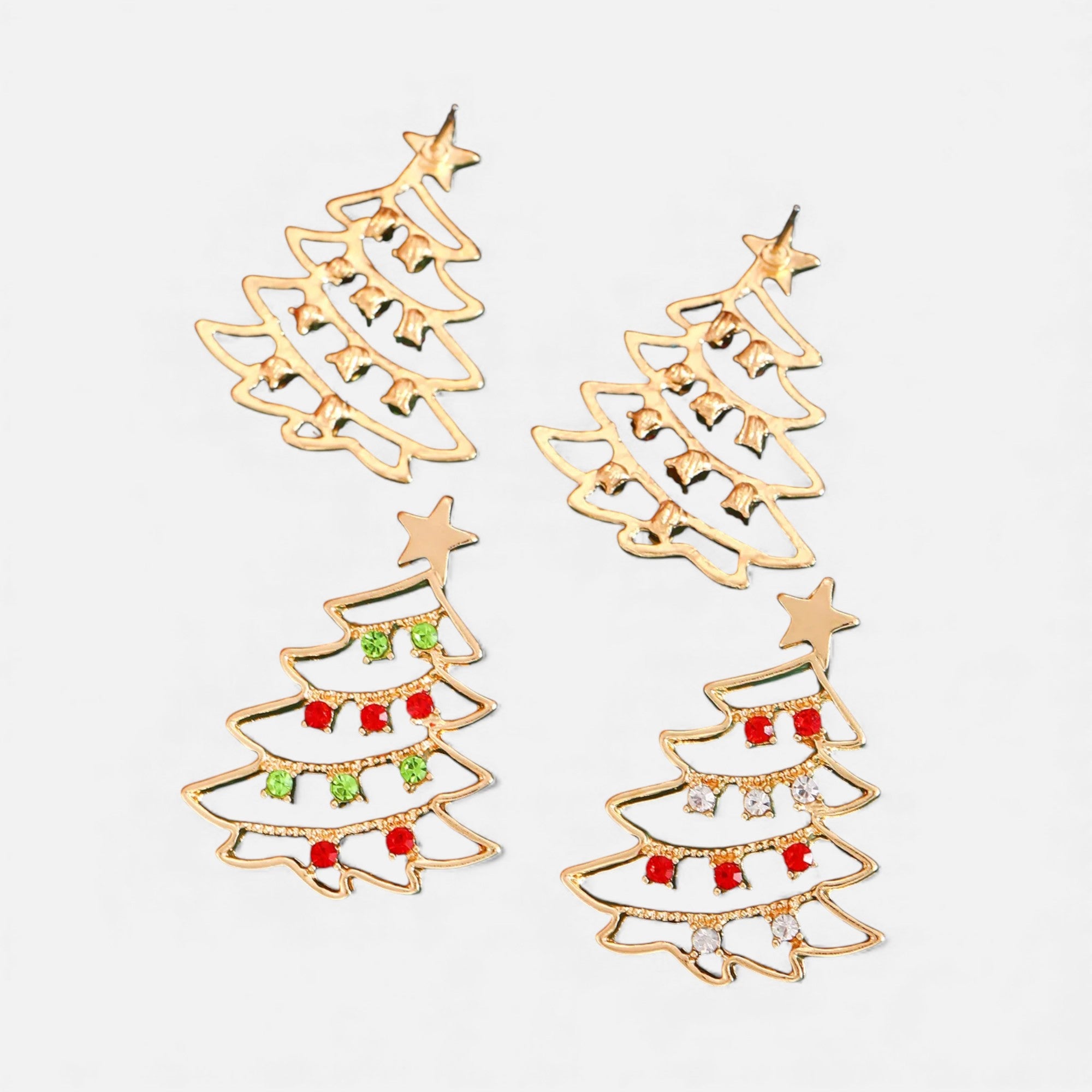 Lovira | Women’s Boucles d’Oreilles Arbre de Noël en Zircon