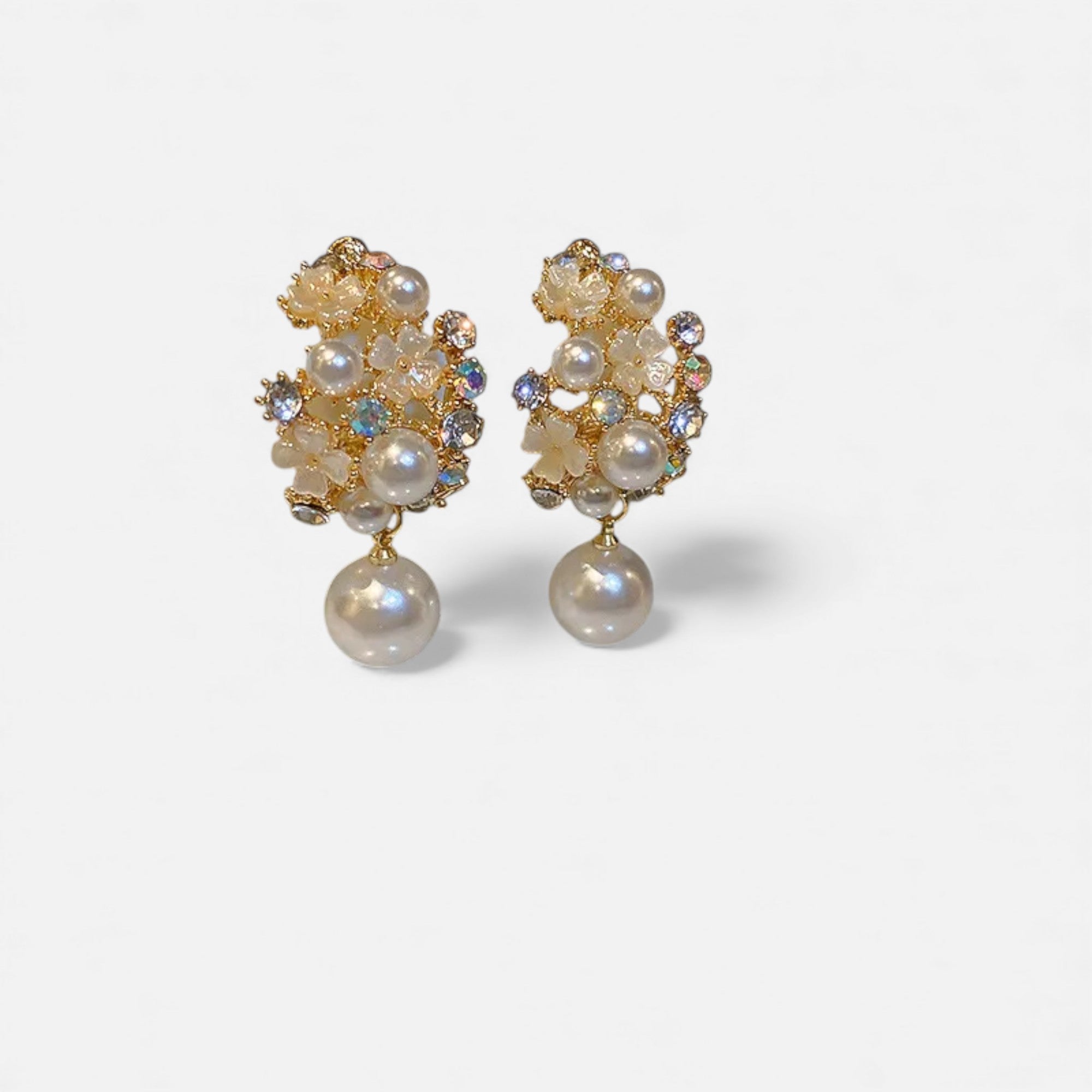 Lovira | Boucles d’oreilles Femmes Perles & Strass