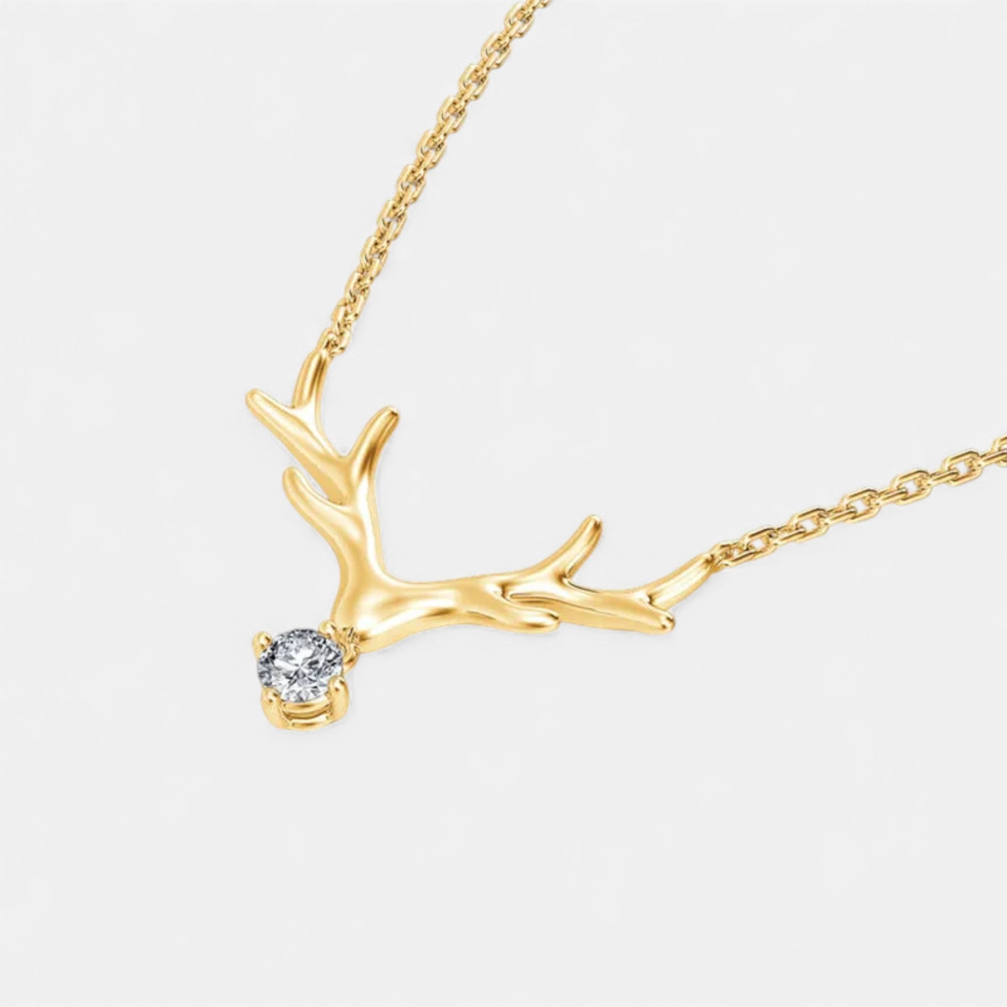 Lovira | Women’s Collier Bryophyte en Bois de Cerf