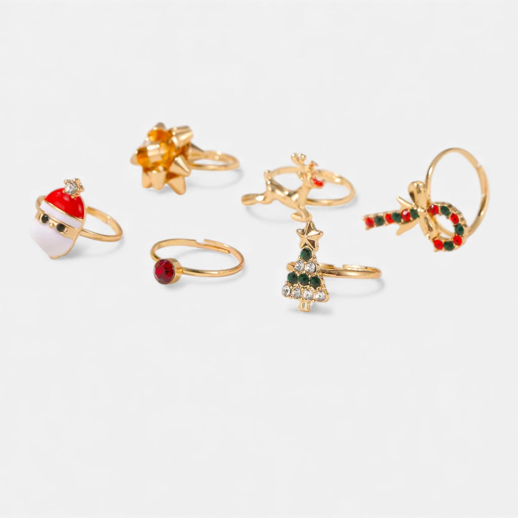 Lovira | Bagues Femme Noël Élégant en Résine