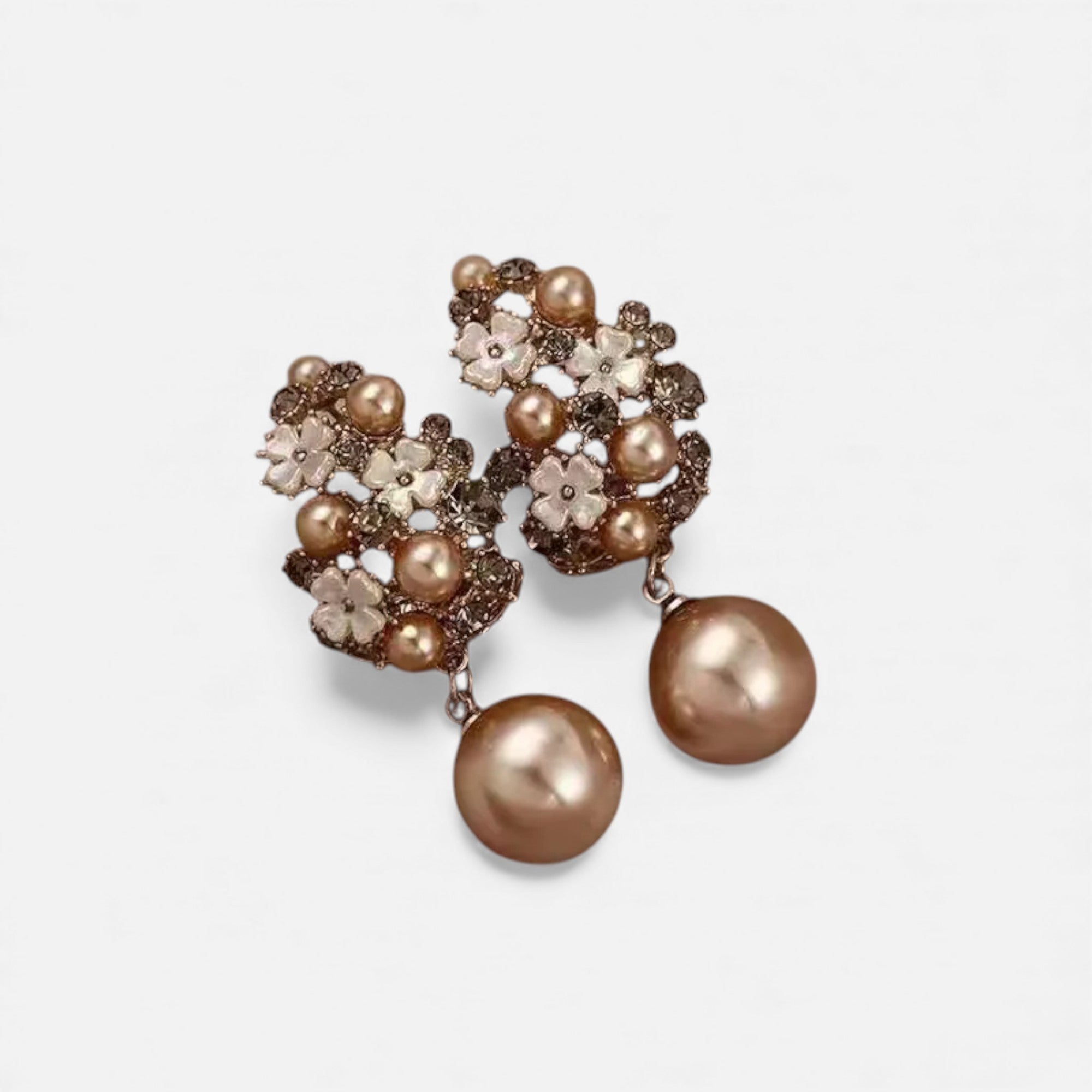 Lovira | Boucles d’oreilles Femmes Perles & Strass