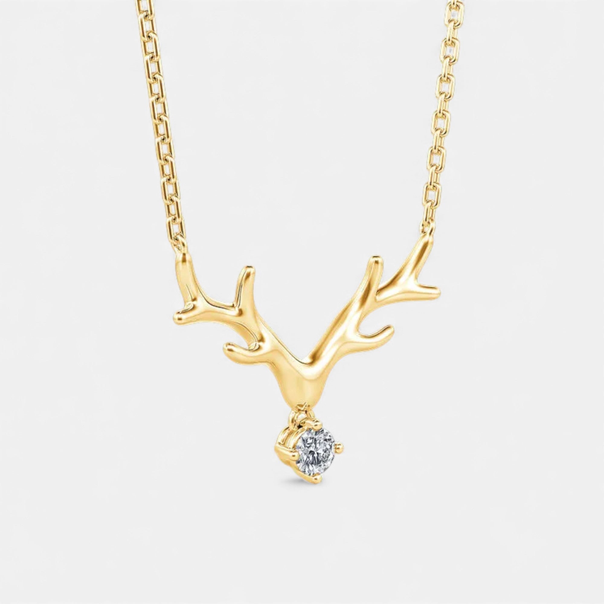 Lovira | Women’s Collier Bryophyte en Bois de Cerf