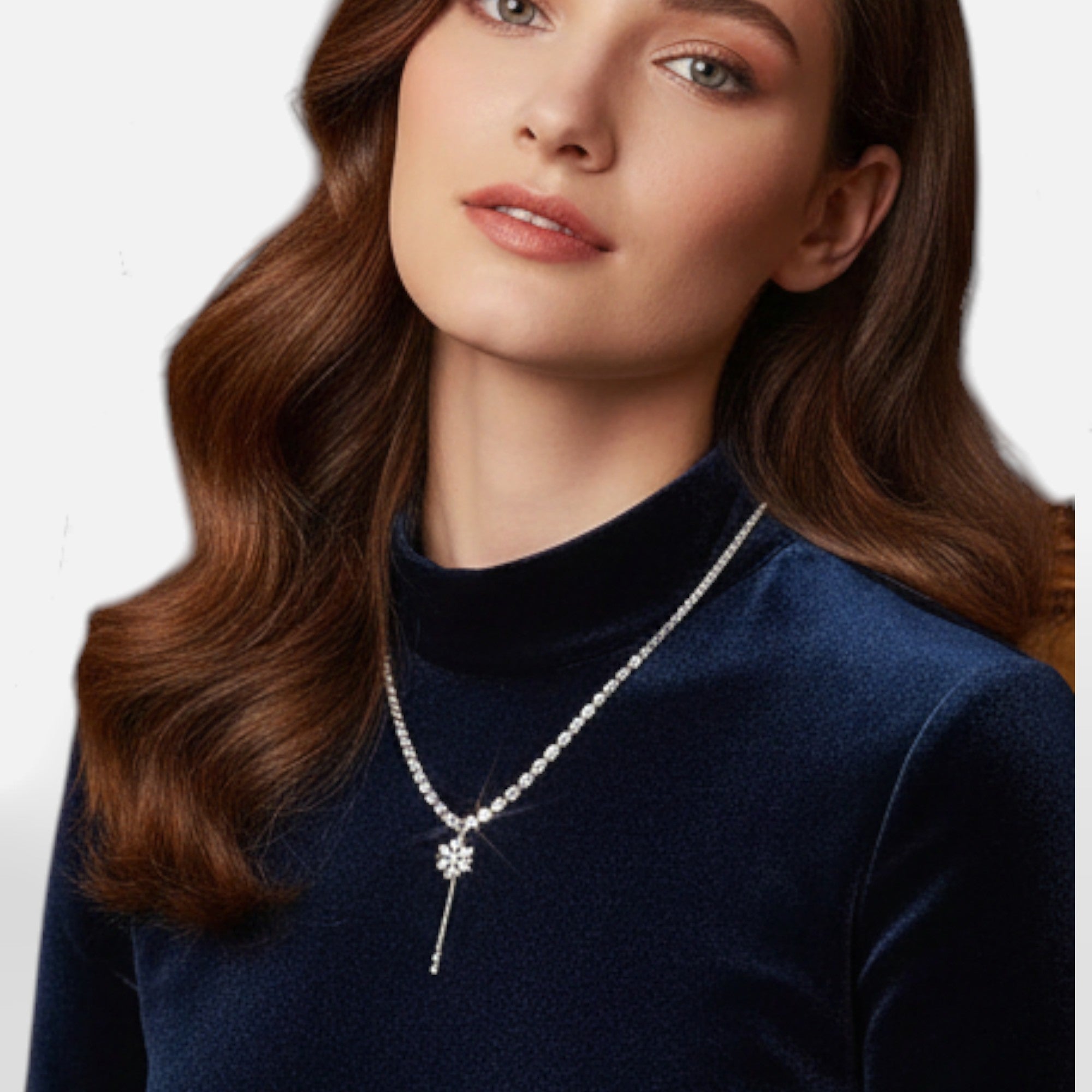 Lovira | Collier Flocon de Neige en Zircon Microserti