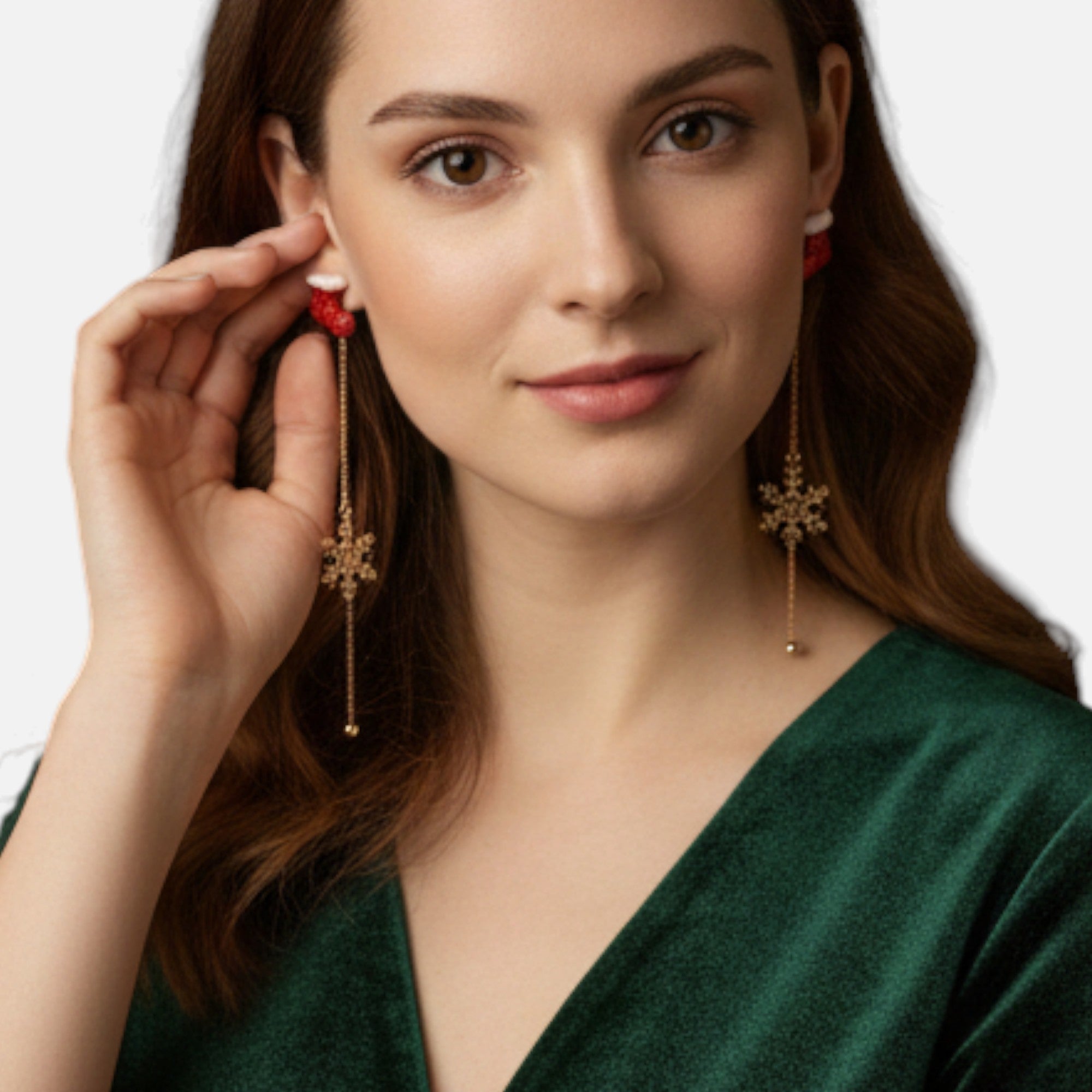 Lovira | Boucles d’oreilles femme Héritage hivernal perlé