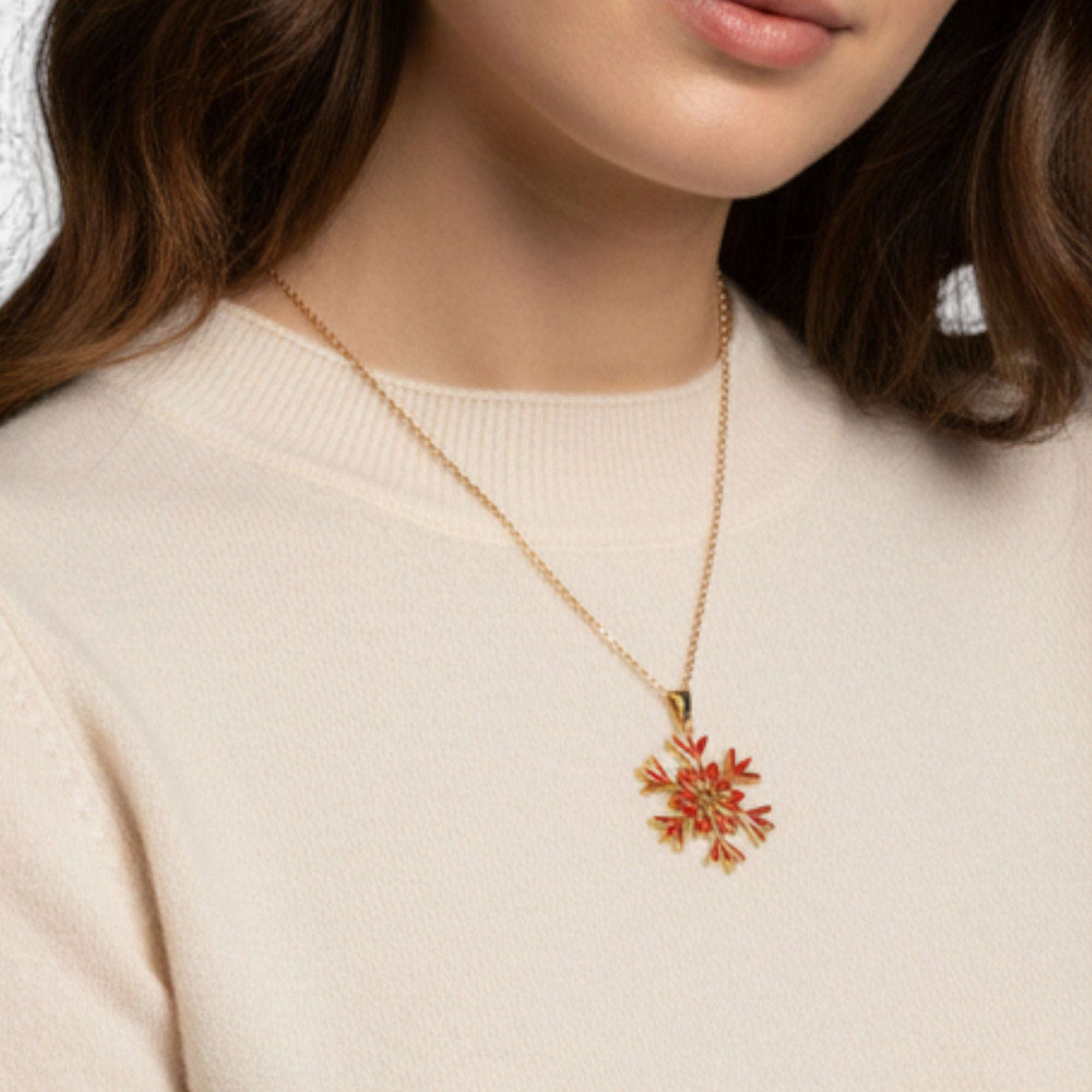 Lovira | Women’s Collier Acier Poli Élégance Classique