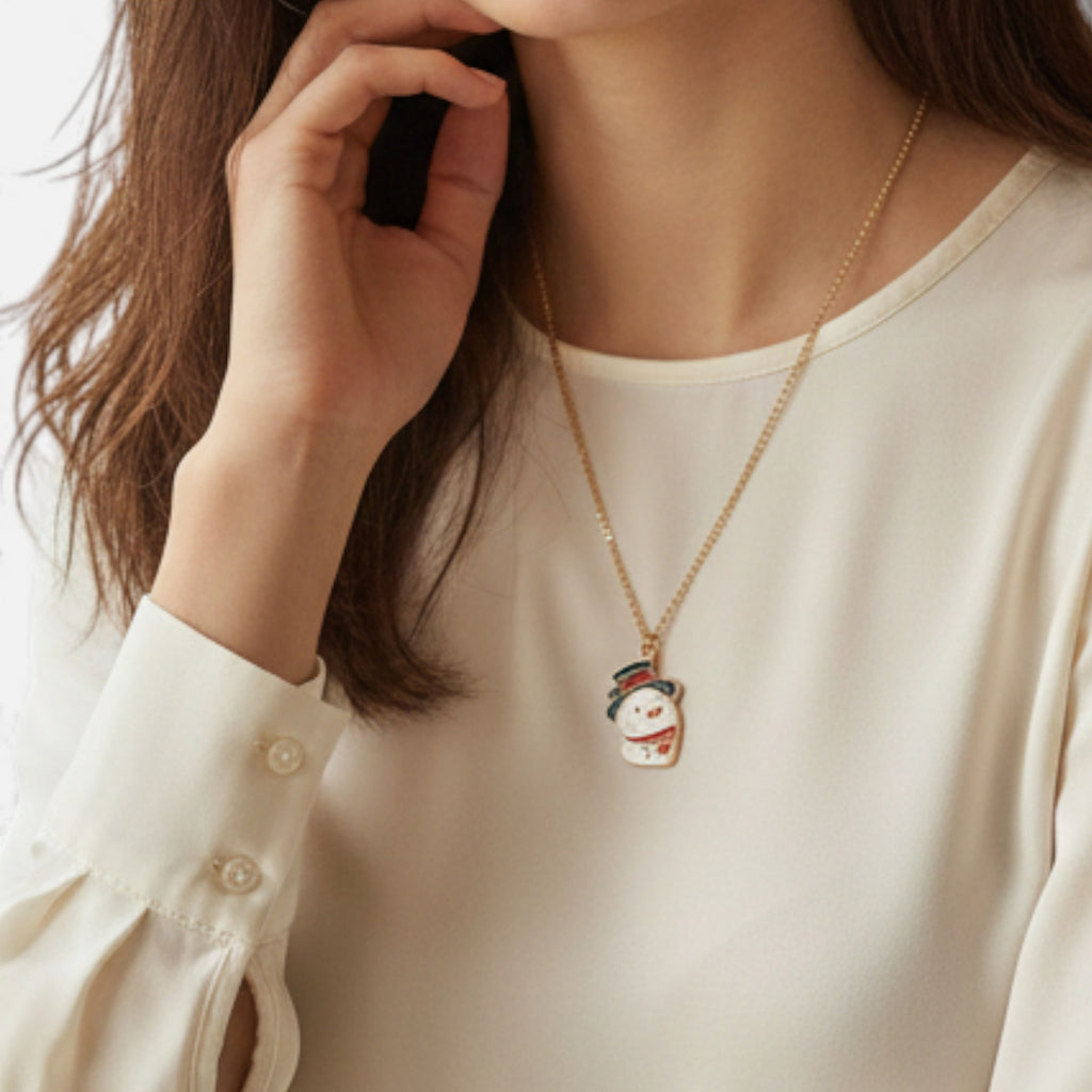 Lovira | Collier féérique de Noël en émail