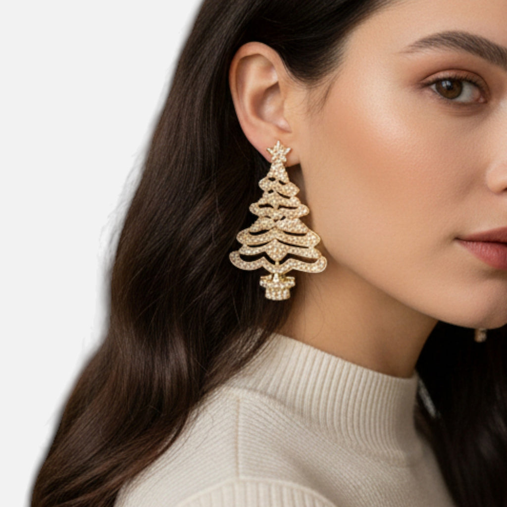 Lovira | Women’s Boucles d’Arbre de Noël en Diamant