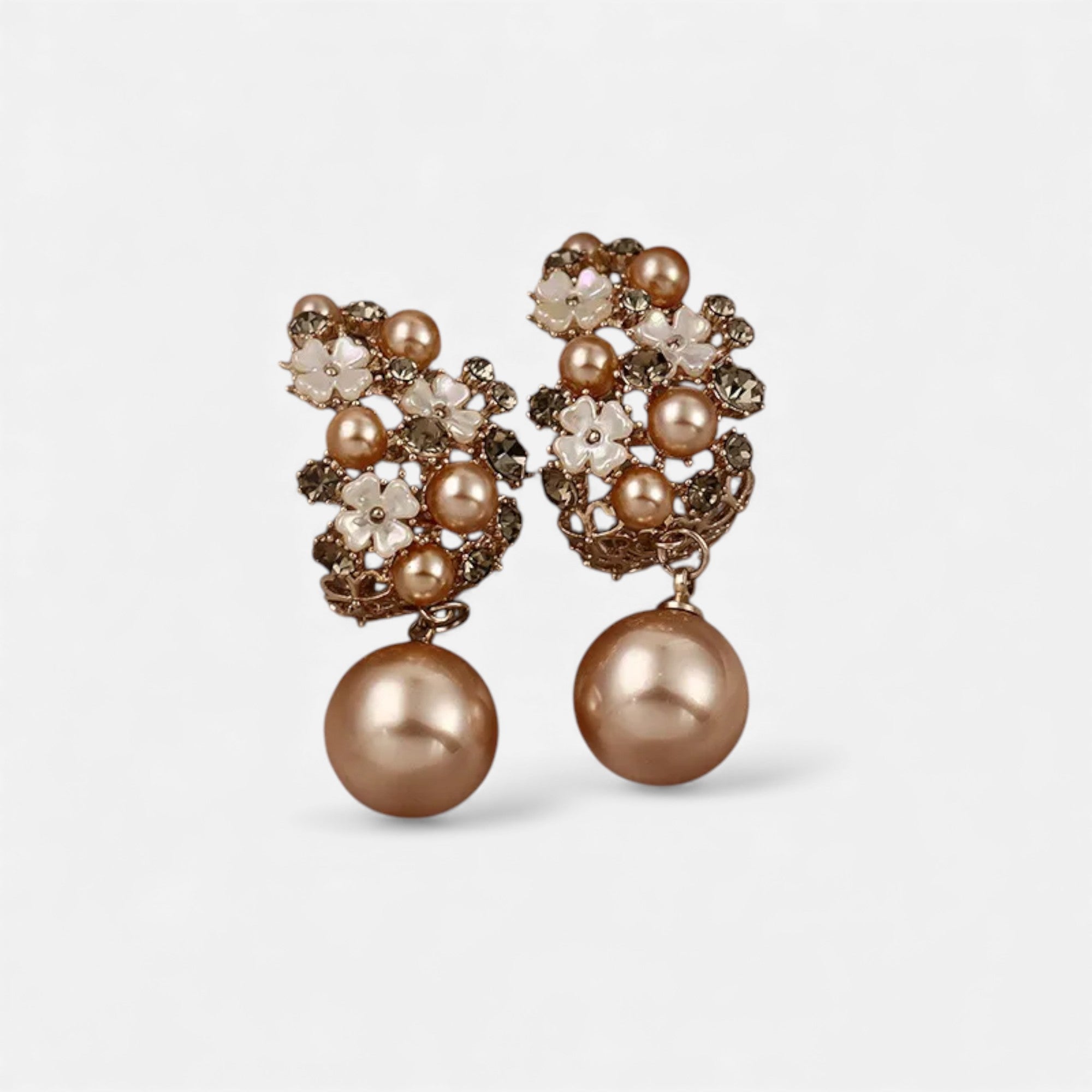 Lovira | Boucles d’oreilles Femmes Perles & Strass