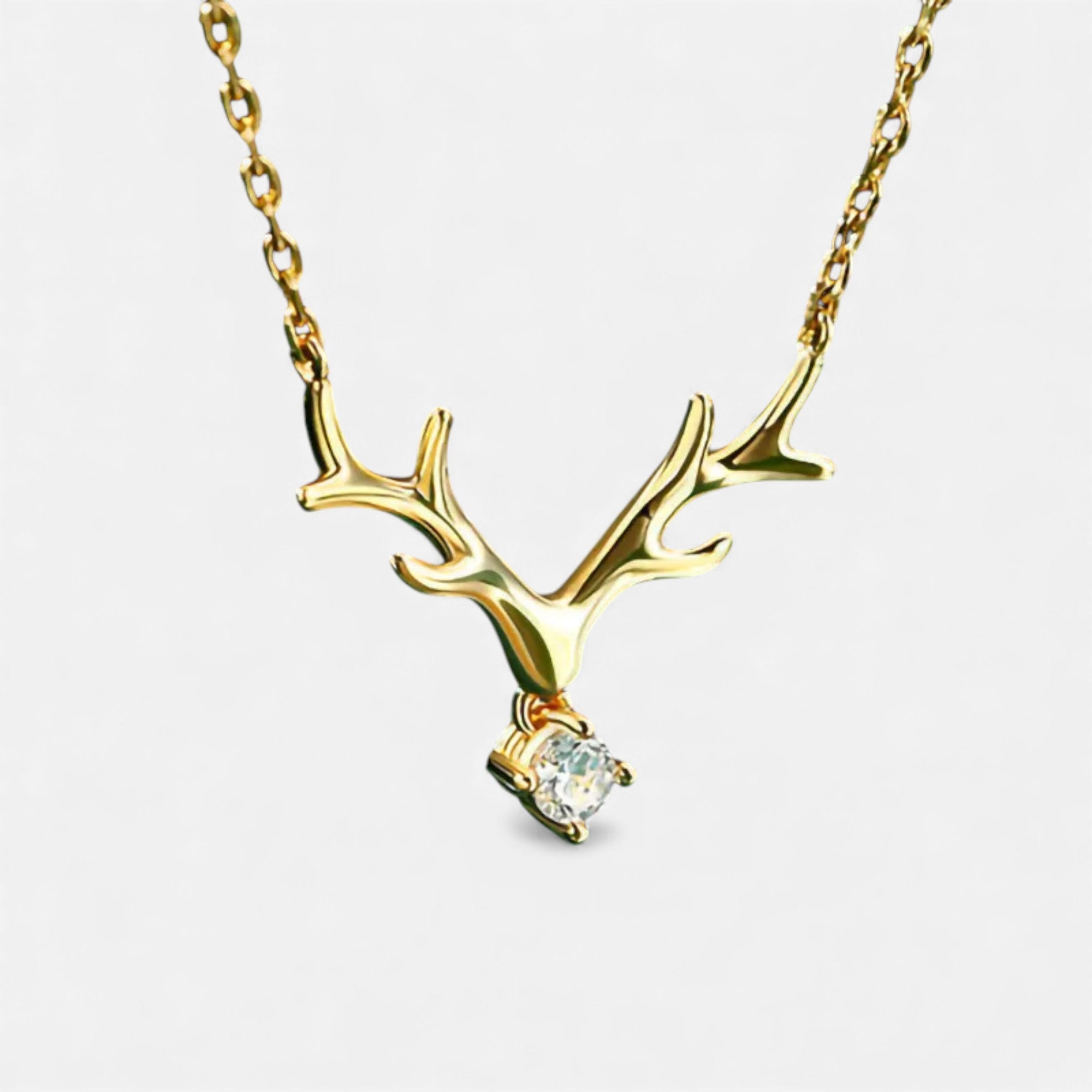 Lovira | Women’s Collier Bryophyte en Bois de Cerf