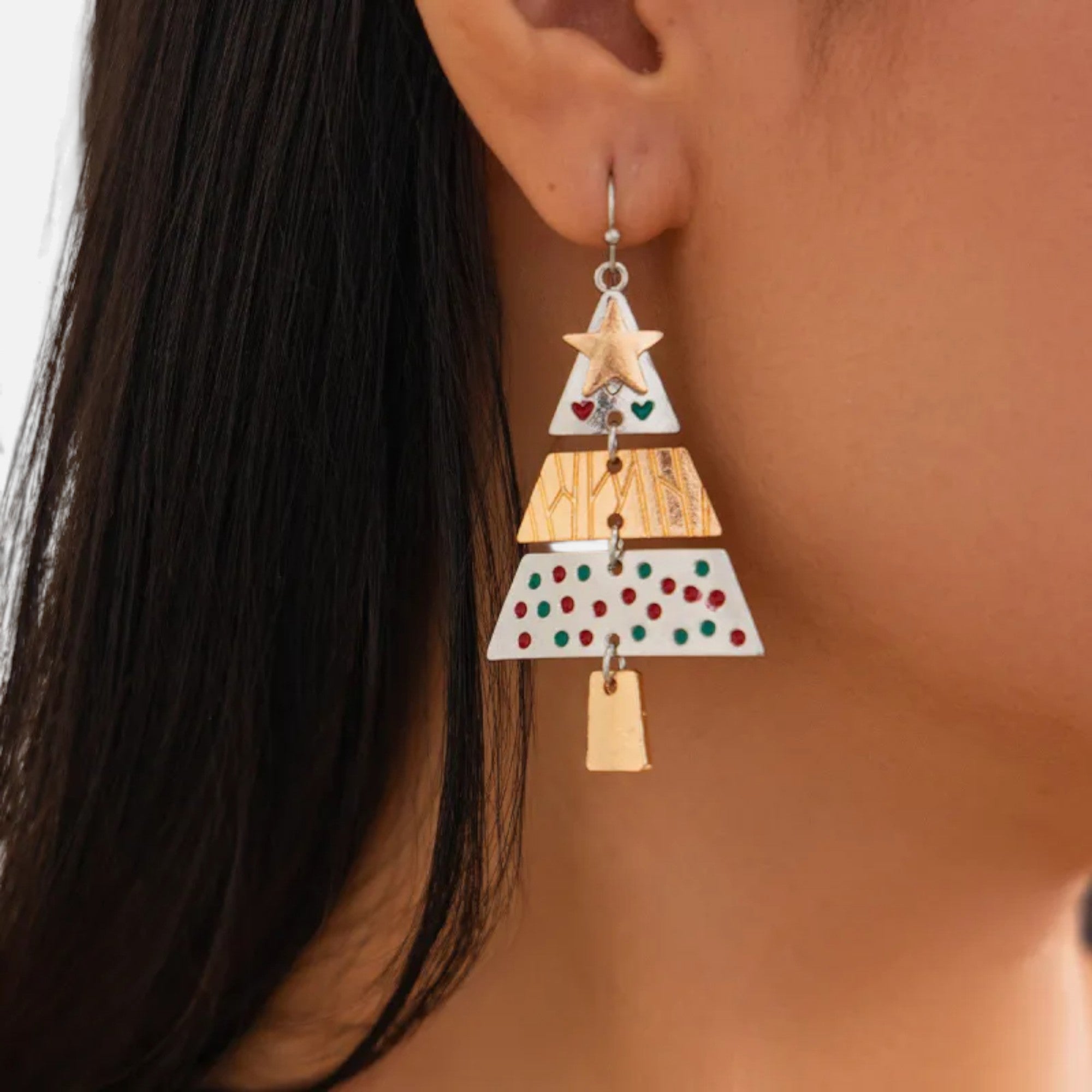 Lovira | Women’s Parure Collier & Boucles Arbre de Noël Héritage