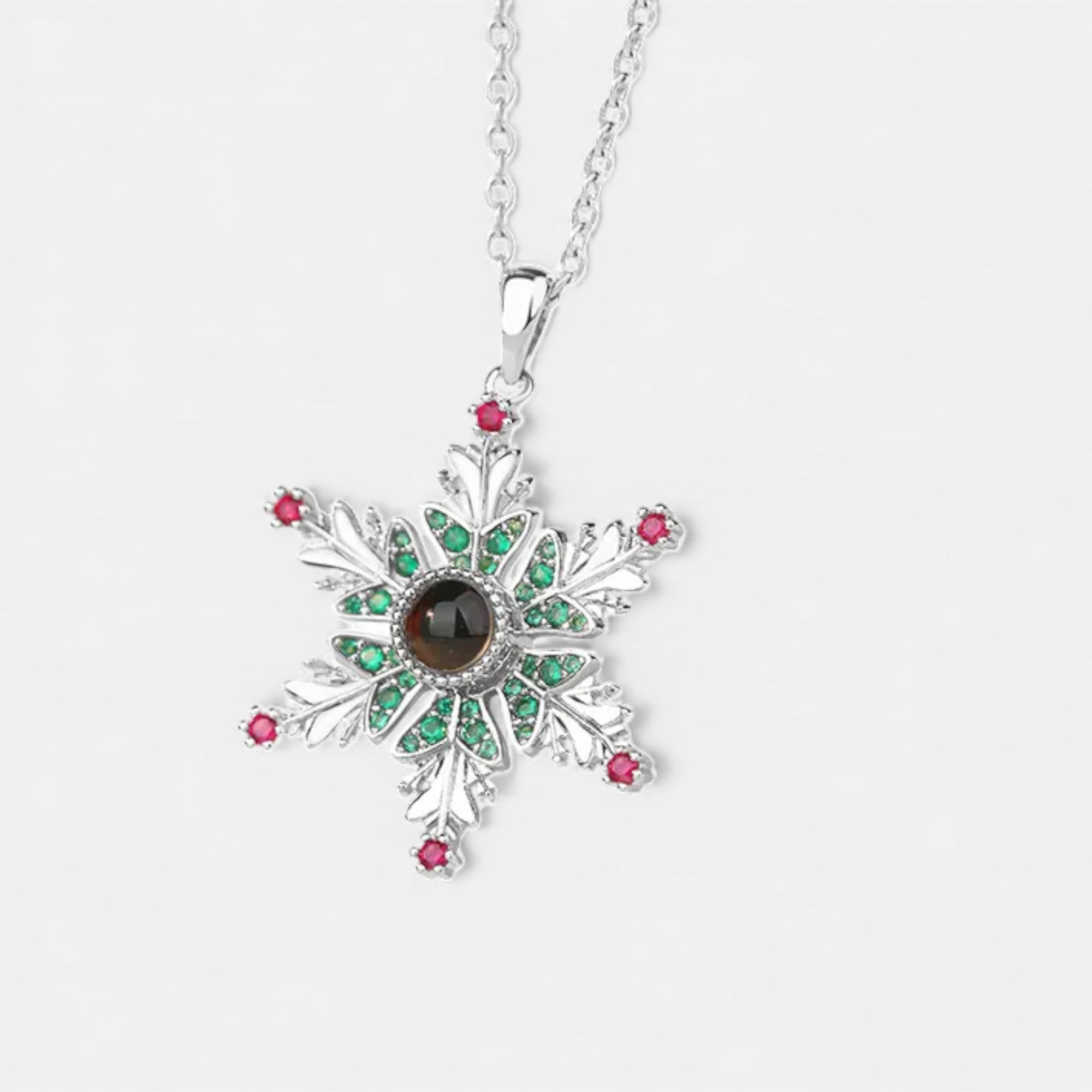 Lovira | Women’s Collier Flocon Héritage en Argent