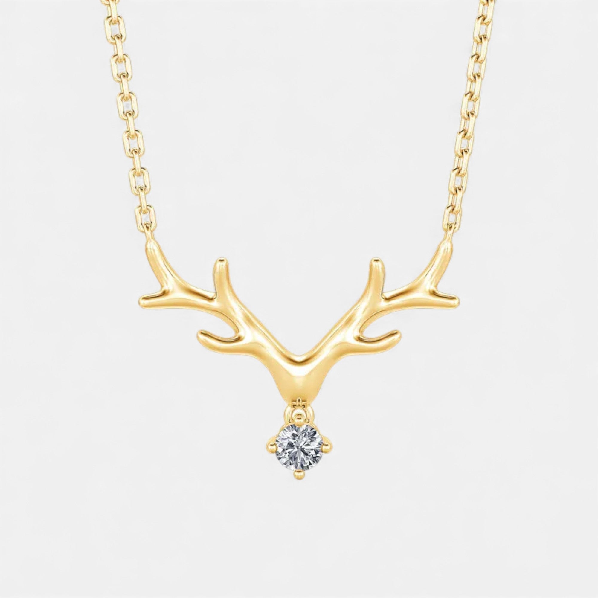 Lovira | Women’s Collier Bryophyte en Bois de Cerf