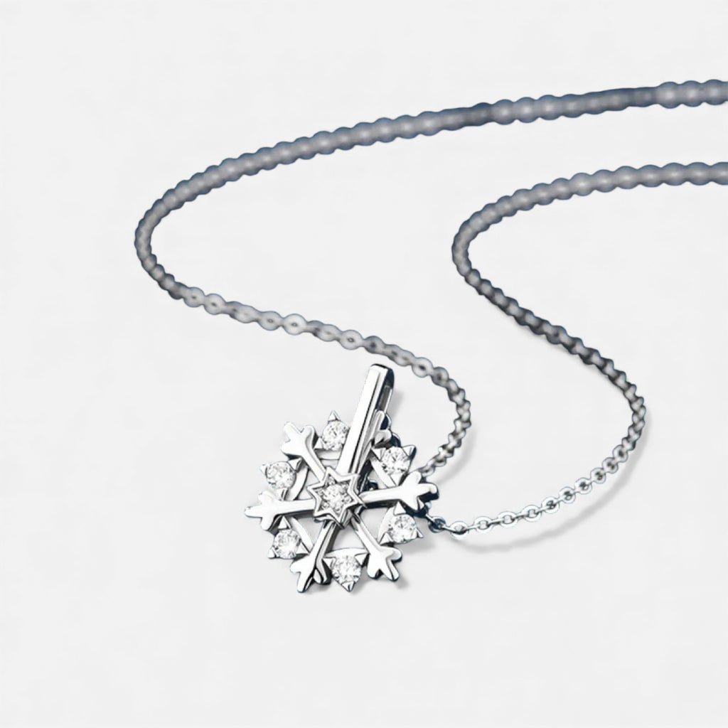 Lovira | Collier Femme Héritage Flocon en Argent 925