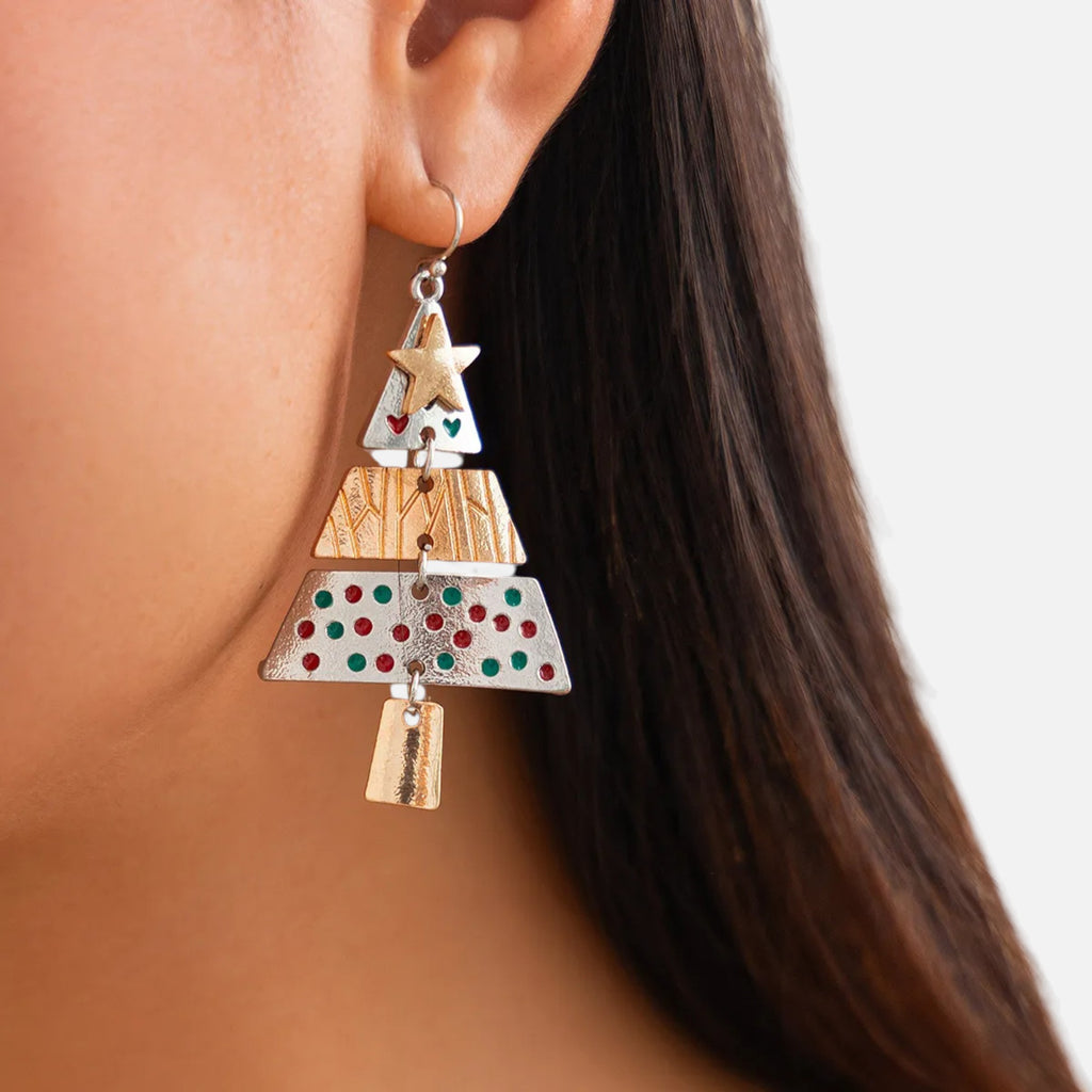 Lovira | Women’s Parure Collier & Boucles Arbre de Noël Héritage