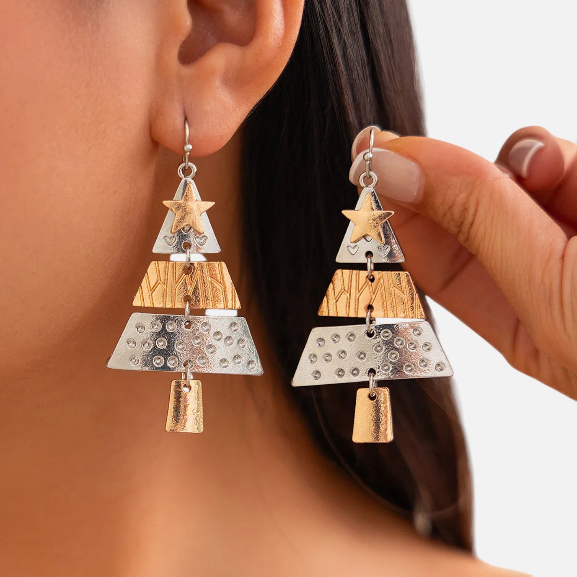 Lovira | Women’s Parure Collier & Boucles Arbre de Noël Héritage