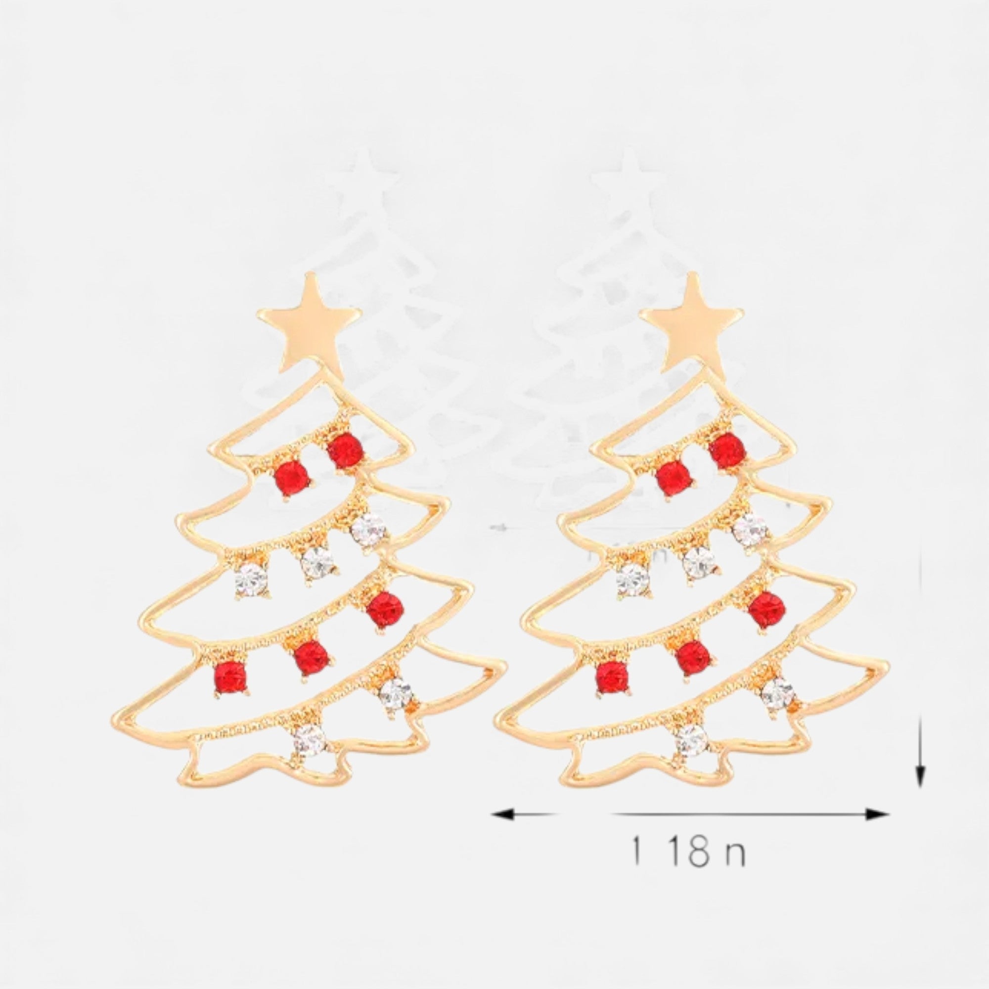 Lovira | Women’s Boucles d’Oreilles Arbre de Noël en Zircon