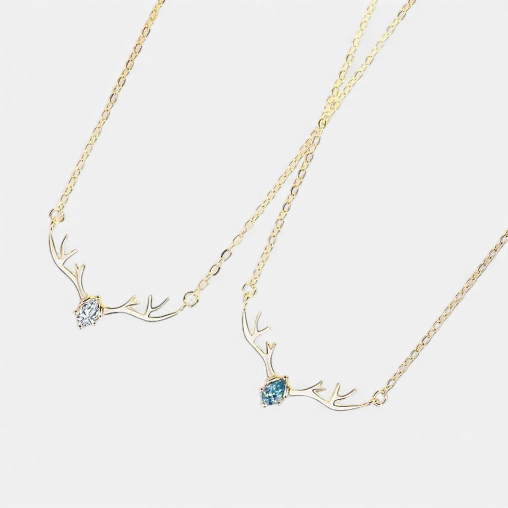 Lovira | Collier Pendentif Femme Élégance Cerf