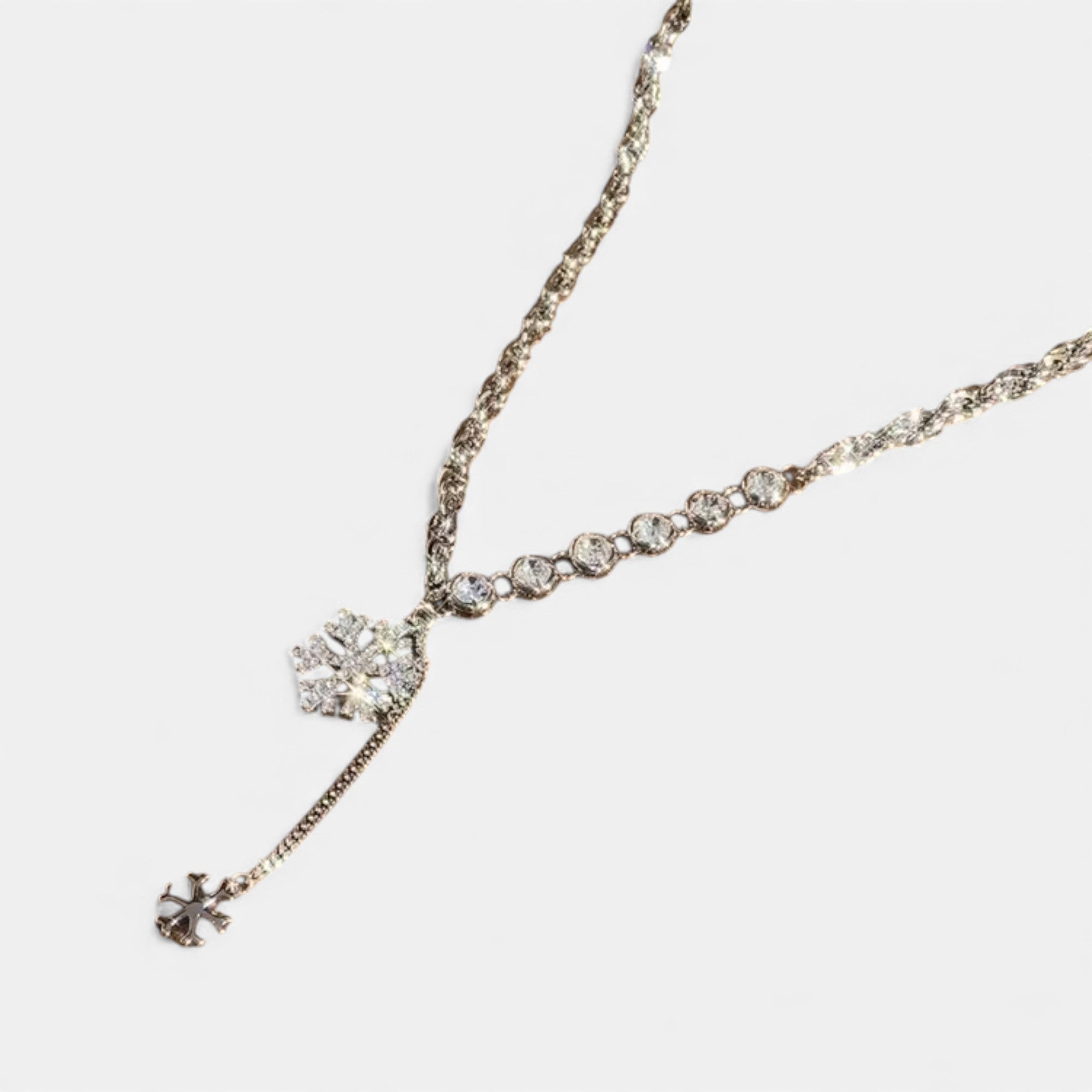 Lovira | Collier Flocon de Neige en Zircon Microserti
