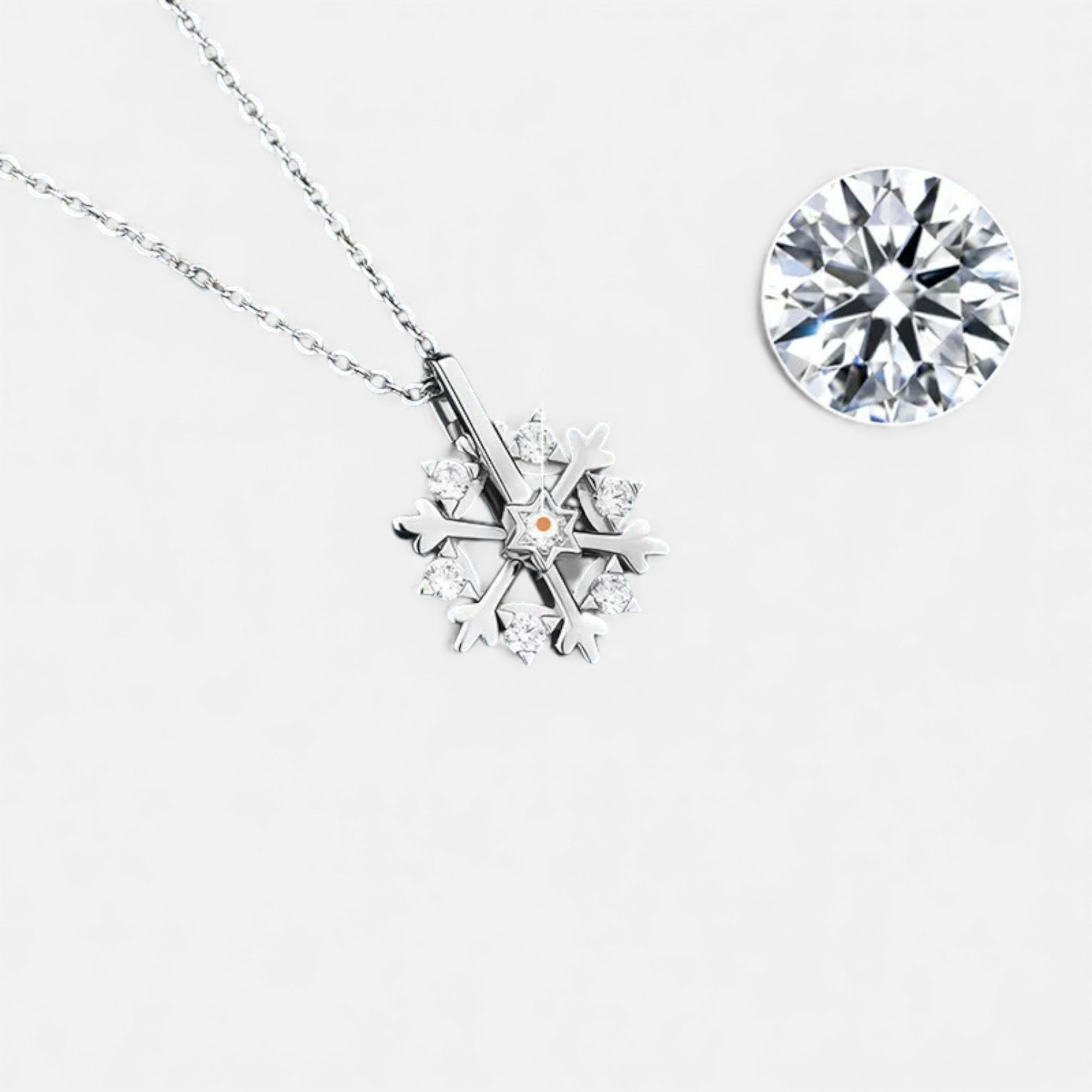 Lovira | Collier Femme Héritage Flocon en Argent 925